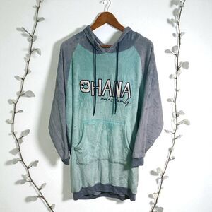 Disney Stitch Hoodie Adult Large Velour Pullover Soft Pocket LILO Stitch Cosplay